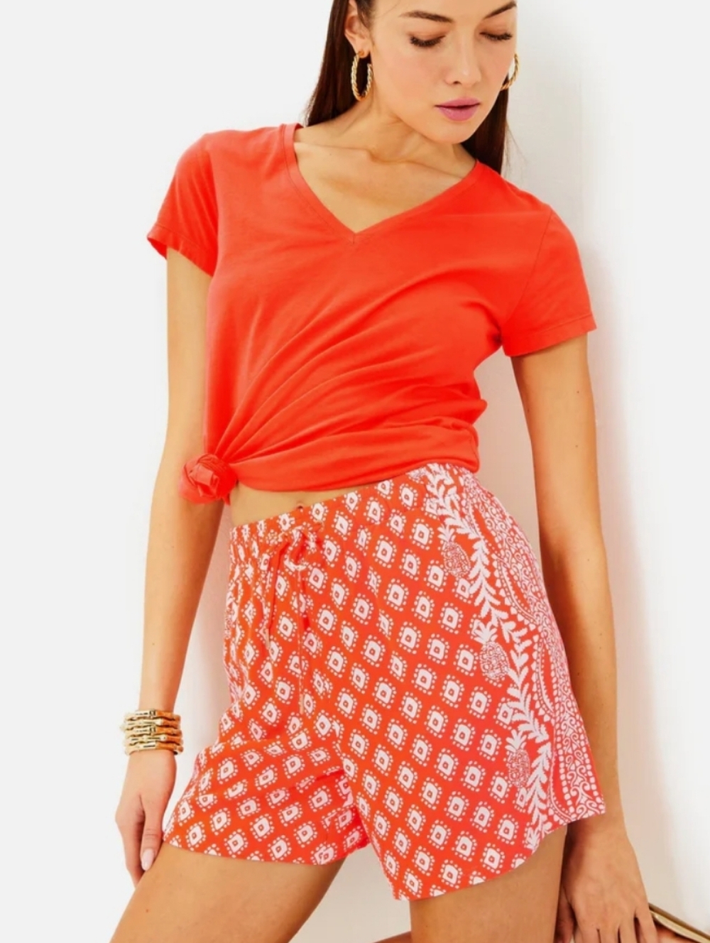 Lilly Pulitzer Croix Casual Shorts Flamingo Feather Harbor View NWT Sz XS